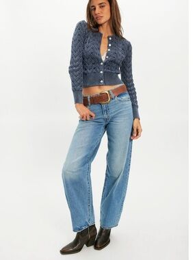 Free people x Levi’s baggy dad jeans